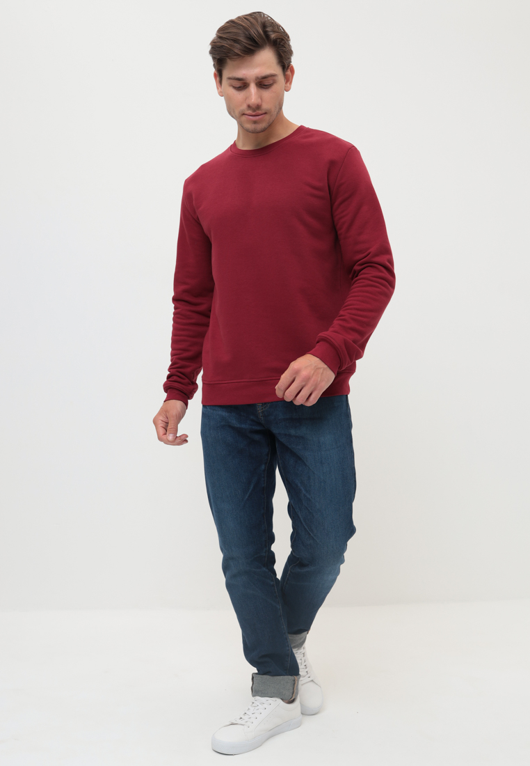 G121-RM-1061 (бордо) Свитшот мужской
