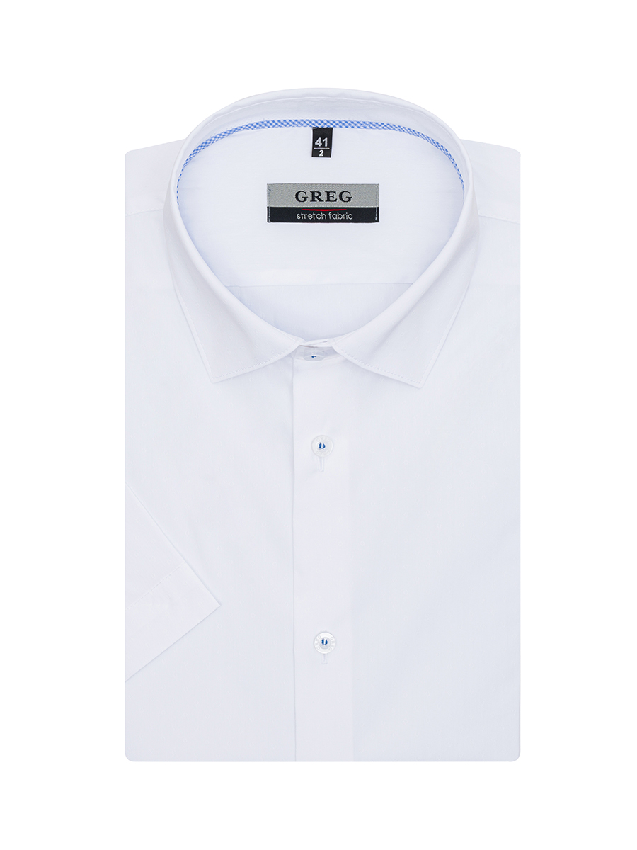 113/207/0072/ZN/1p STRETCH Сорочка мужская короткий рукав