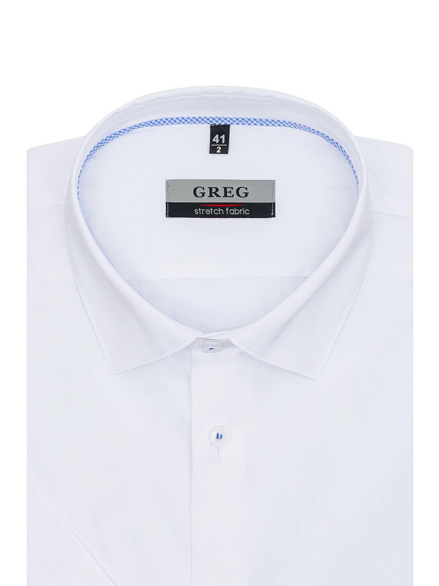 113/207/0072/ZN/1p STRETCH Сорочка мужская короткий рукав