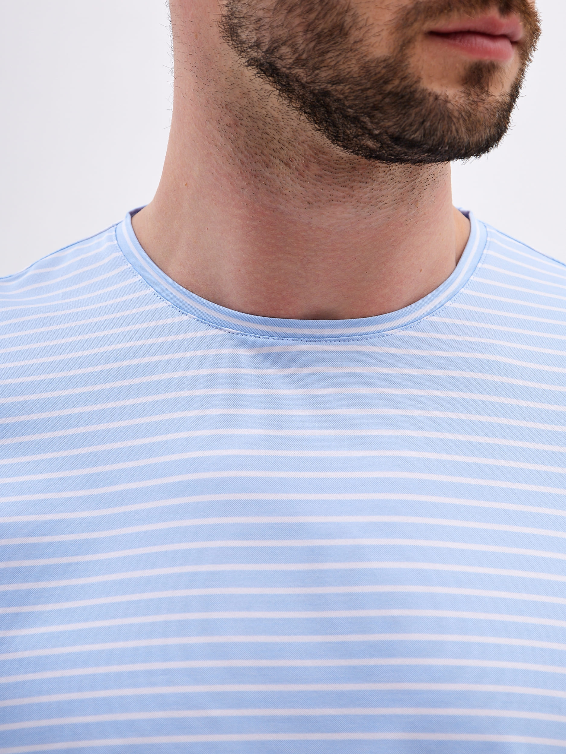 G145-PD4T-LT0110 (голубой) Футболка мужская короткий рукав