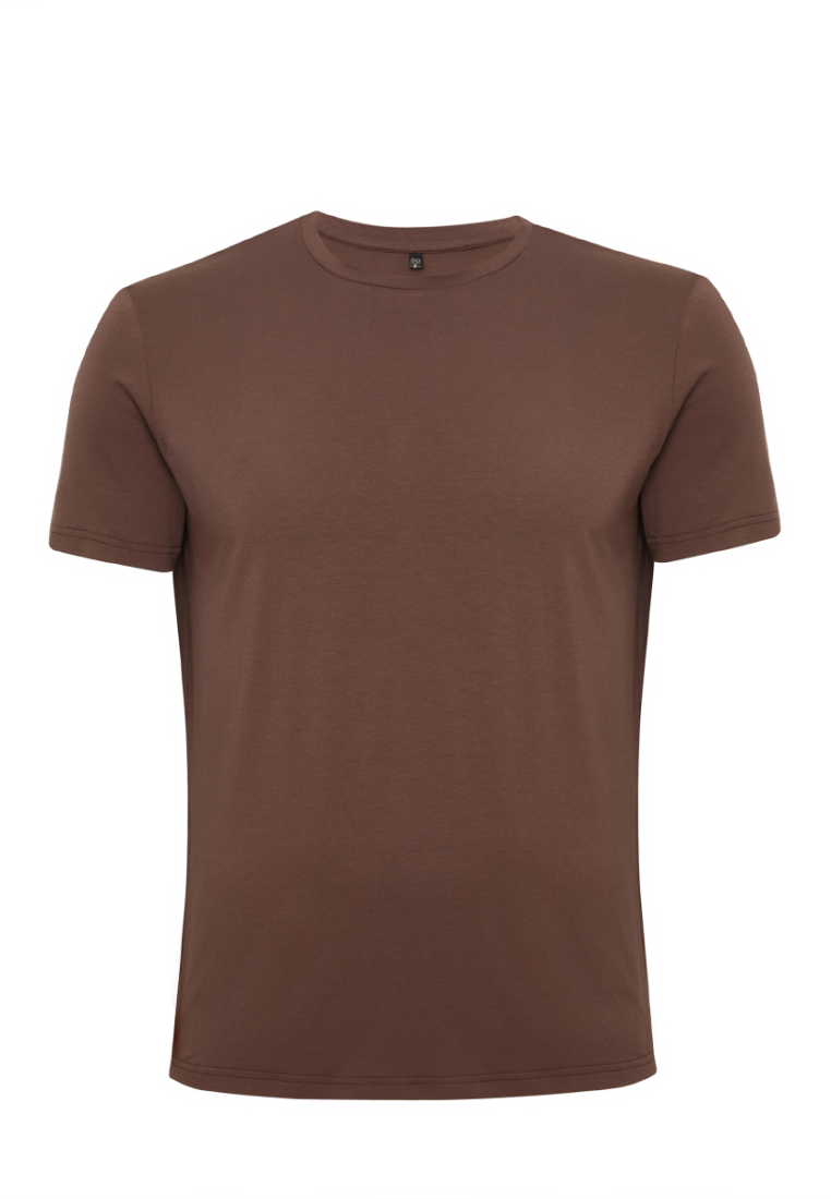 G145-V-70265 (кофейный) Футболка мужская короткий рукав