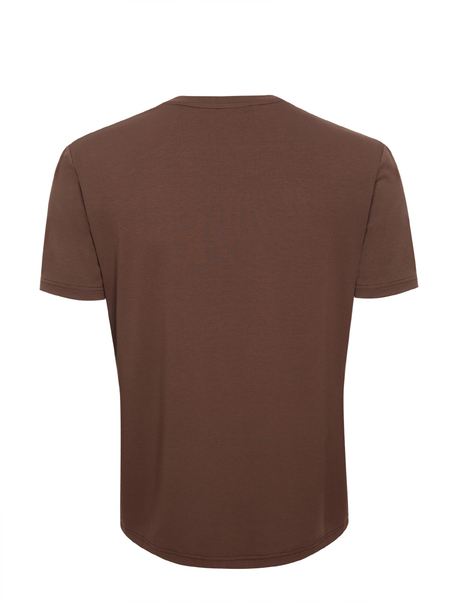 G145-V-70265 (кофейный) Футболка мужская короткий рукав