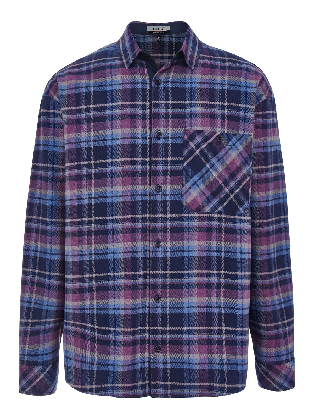 S225/219/0184/P/1p Сорочка мужская длинный рукав