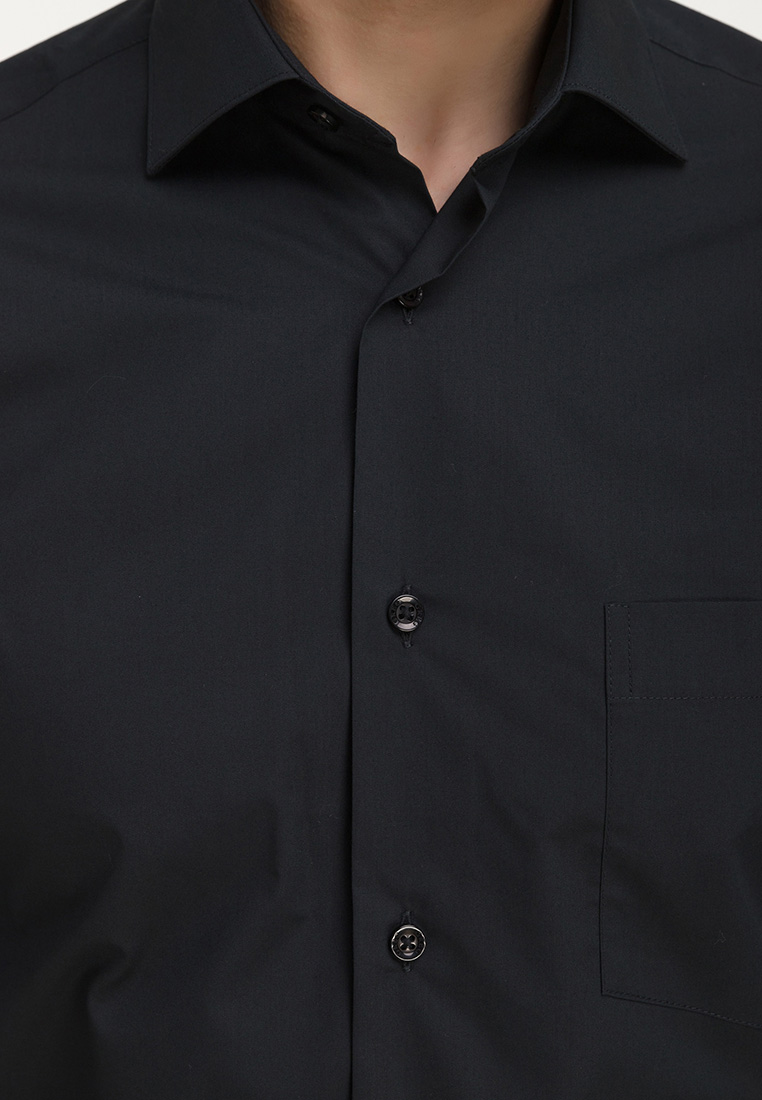 340/119/BLK Сорочка мужская длинный рукав