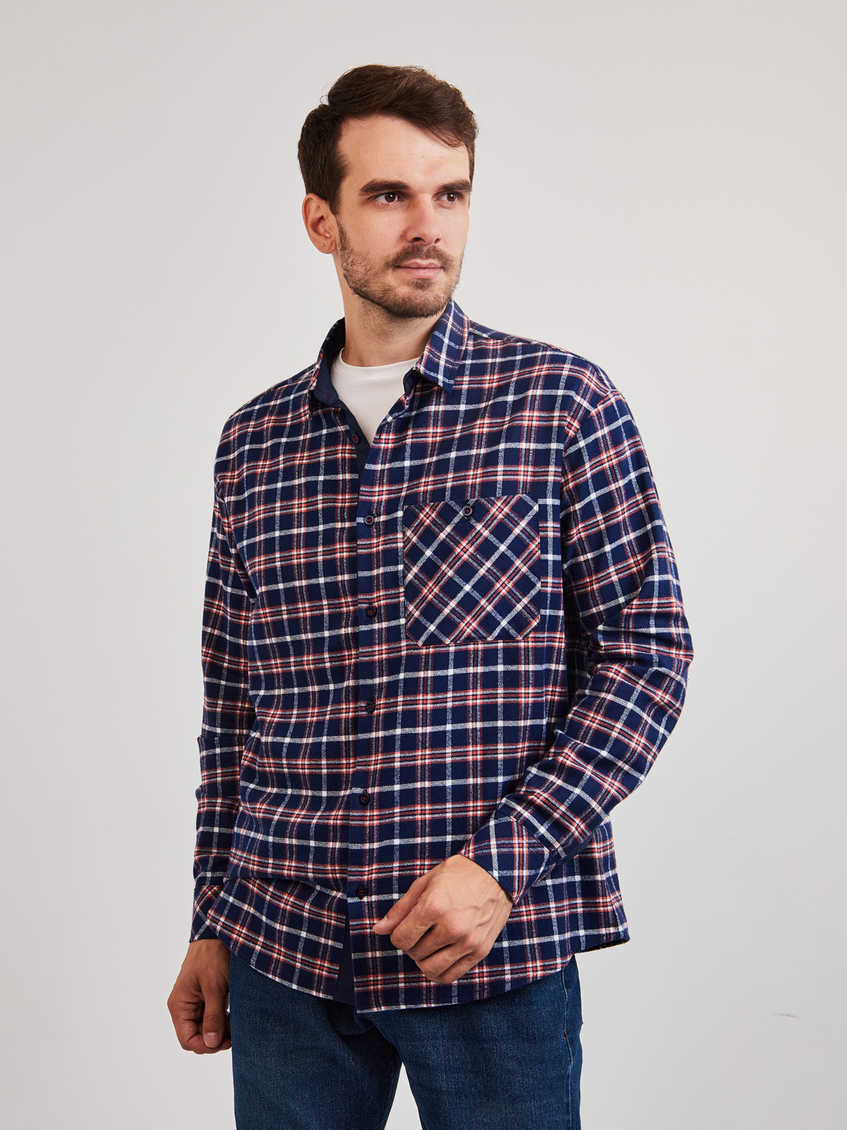 S265/211/8917/P/1p Сорочка мужская длинный рукав