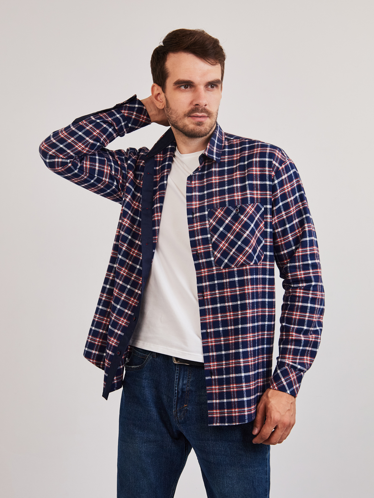 S265/211/8917/P/1p Сорочка мужская длинный рукав