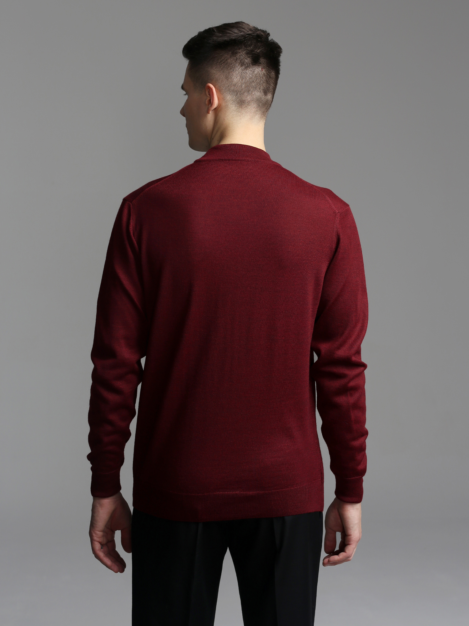 G122-AN221853А (бордо) Джемпер мужской