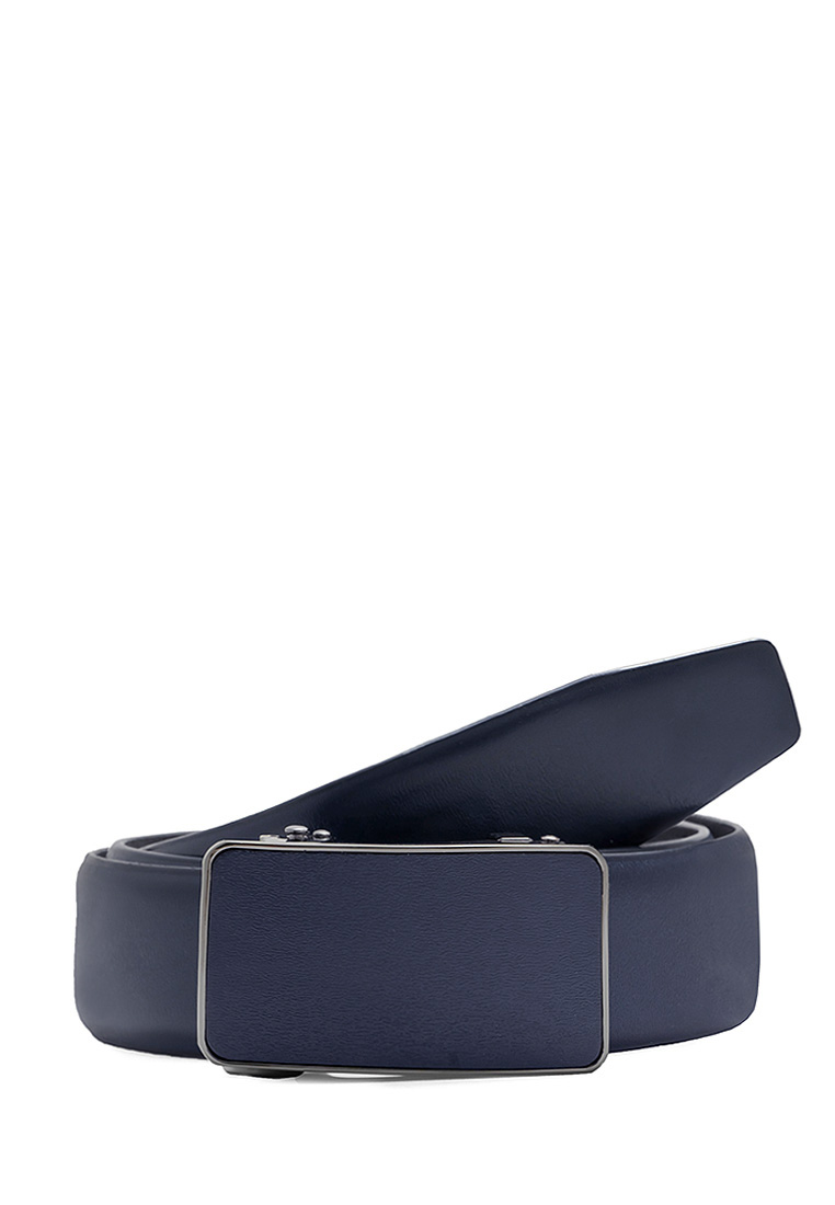 Crt48/A гладк.синий Ремень кожаный мужской