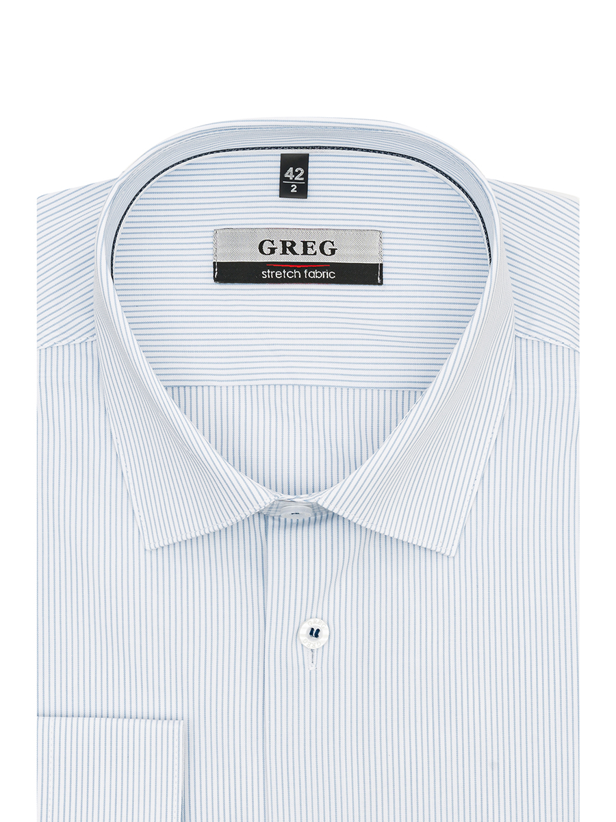 121/237/0373/Z/1p STRETCH Сорочка мужская длинный рукав