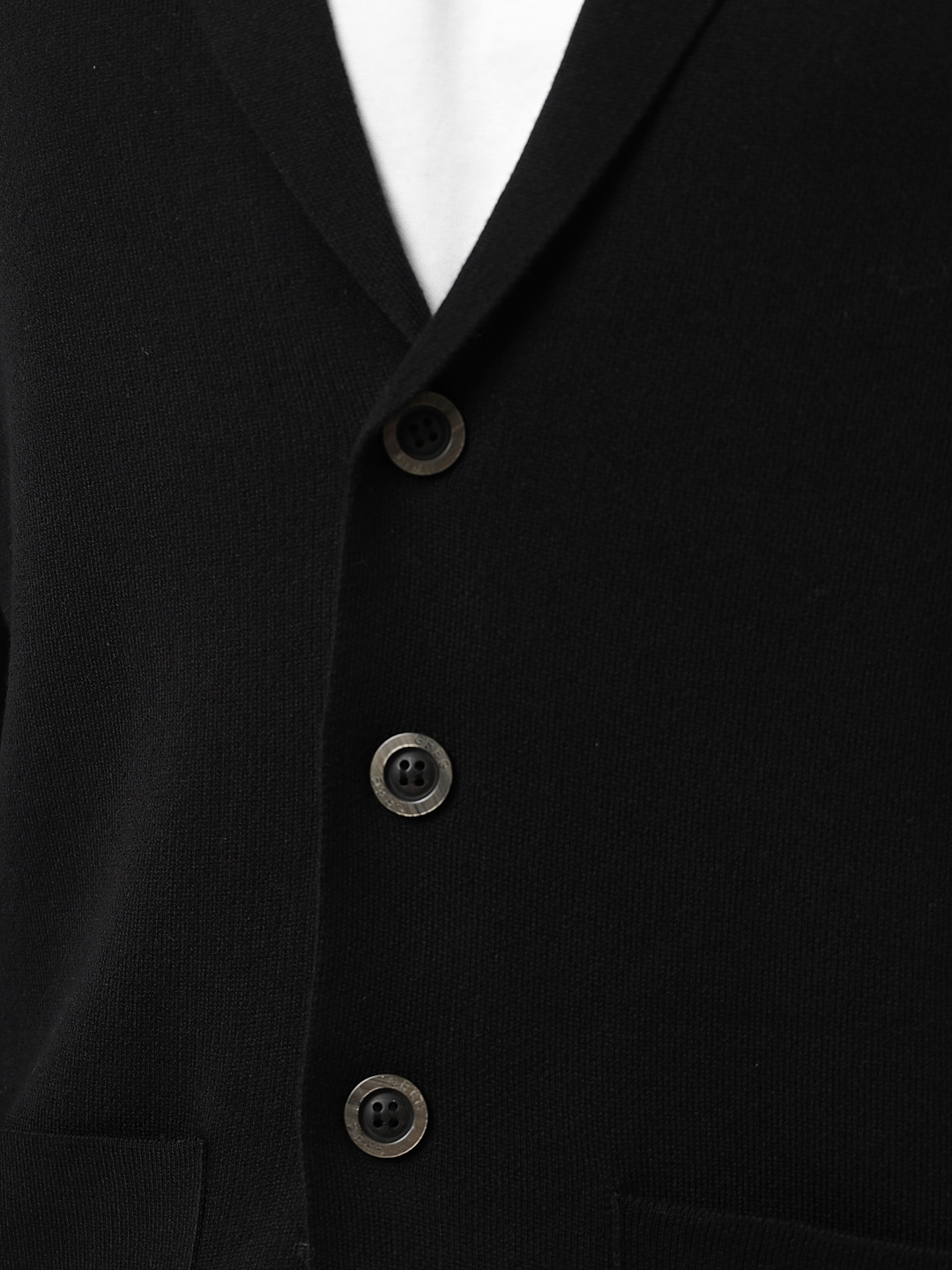 G136-KF-черный 340 Кардиган мужской