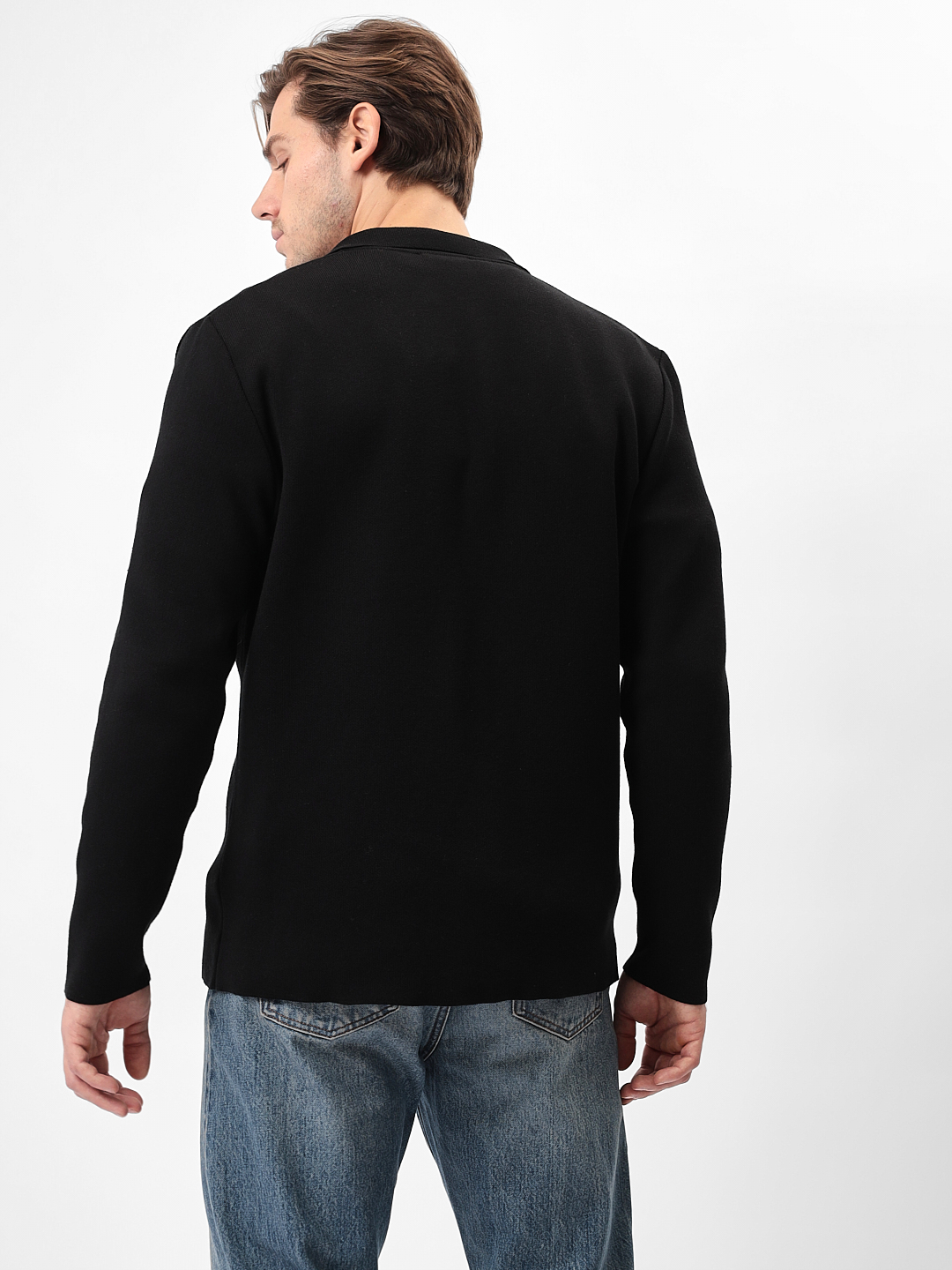 G136-KF-черный 340 Кардиган мужской