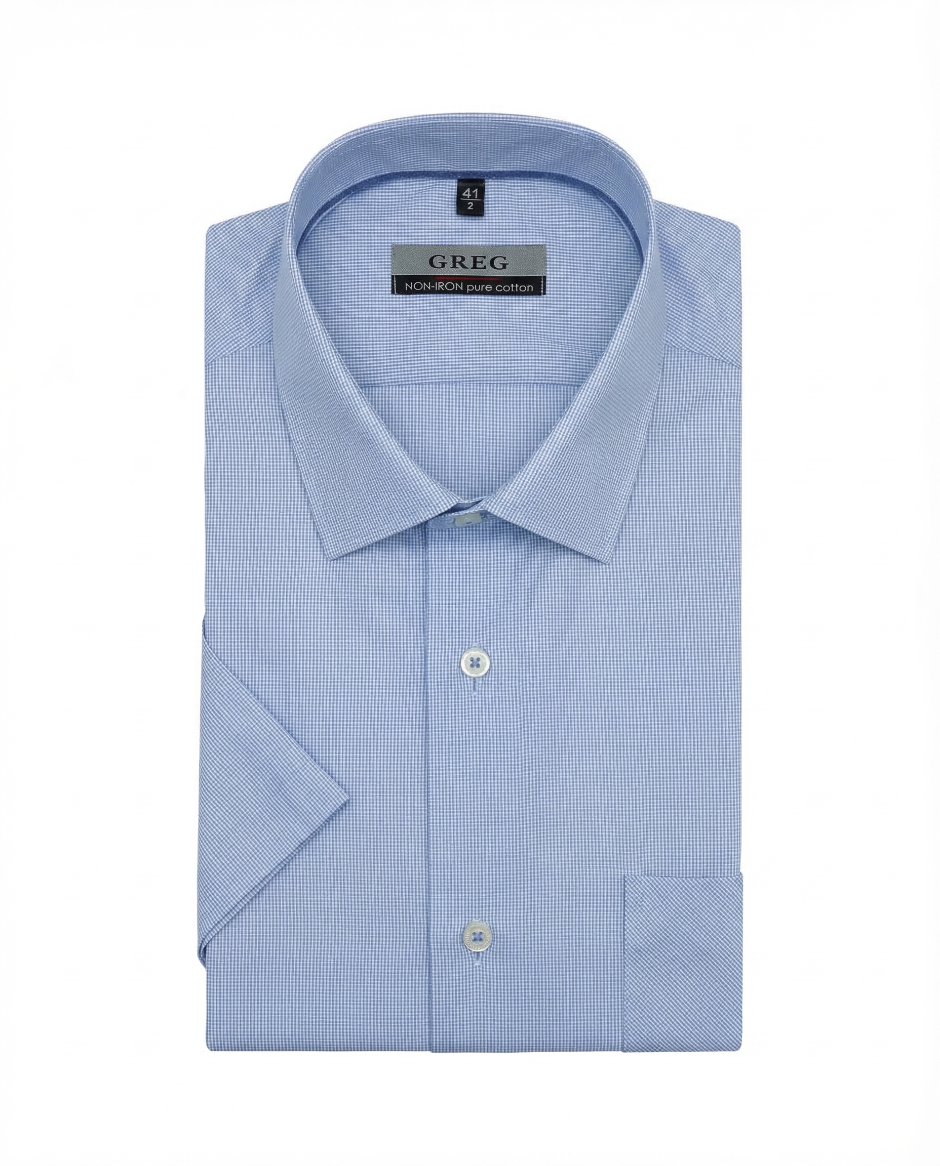 204/201/0022/1p Сорочка мужская короткий рукав