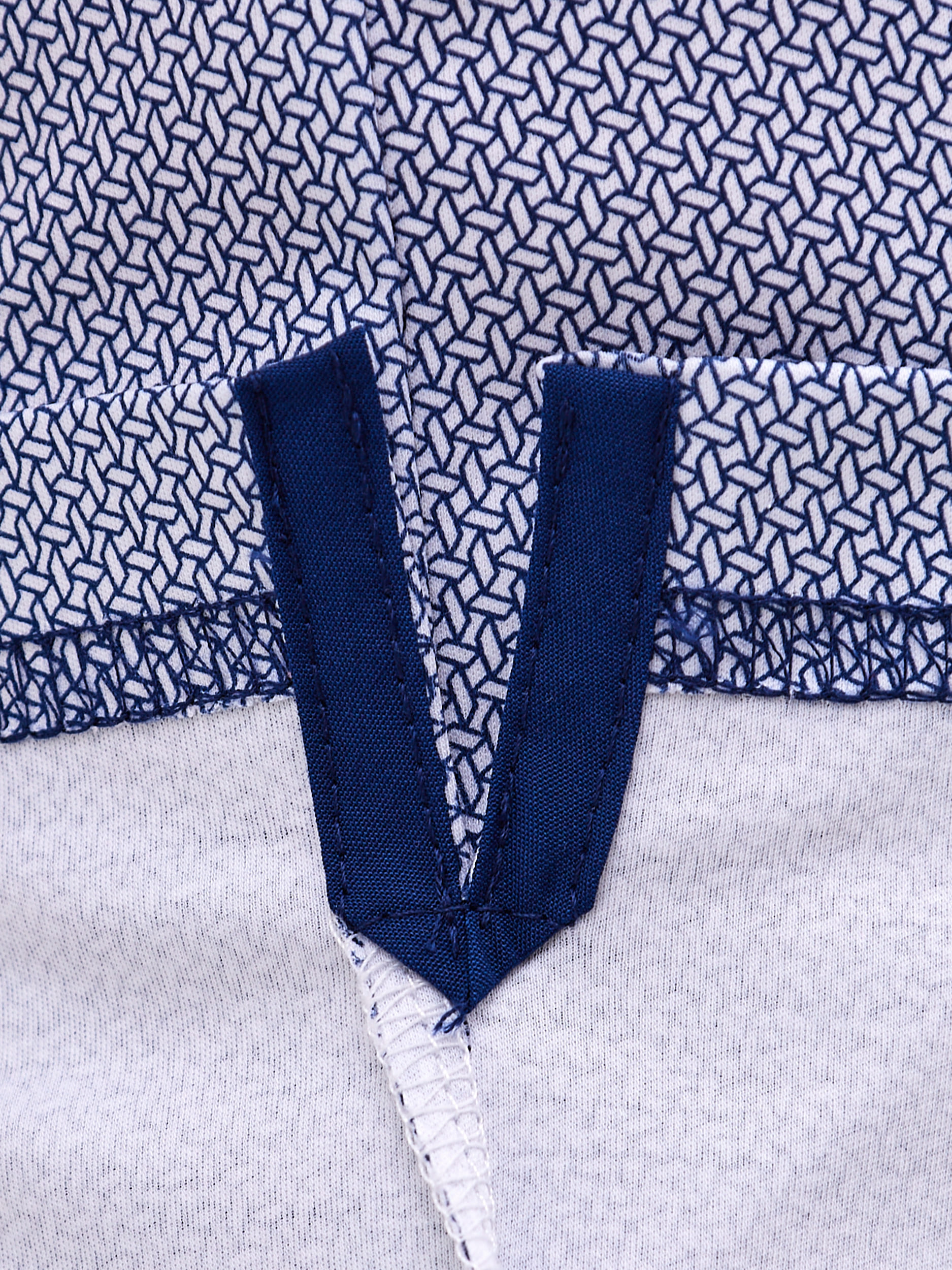 G144-TD1246-LT4627 (синий) Джемпер мужской с воротником поло короткий рукав