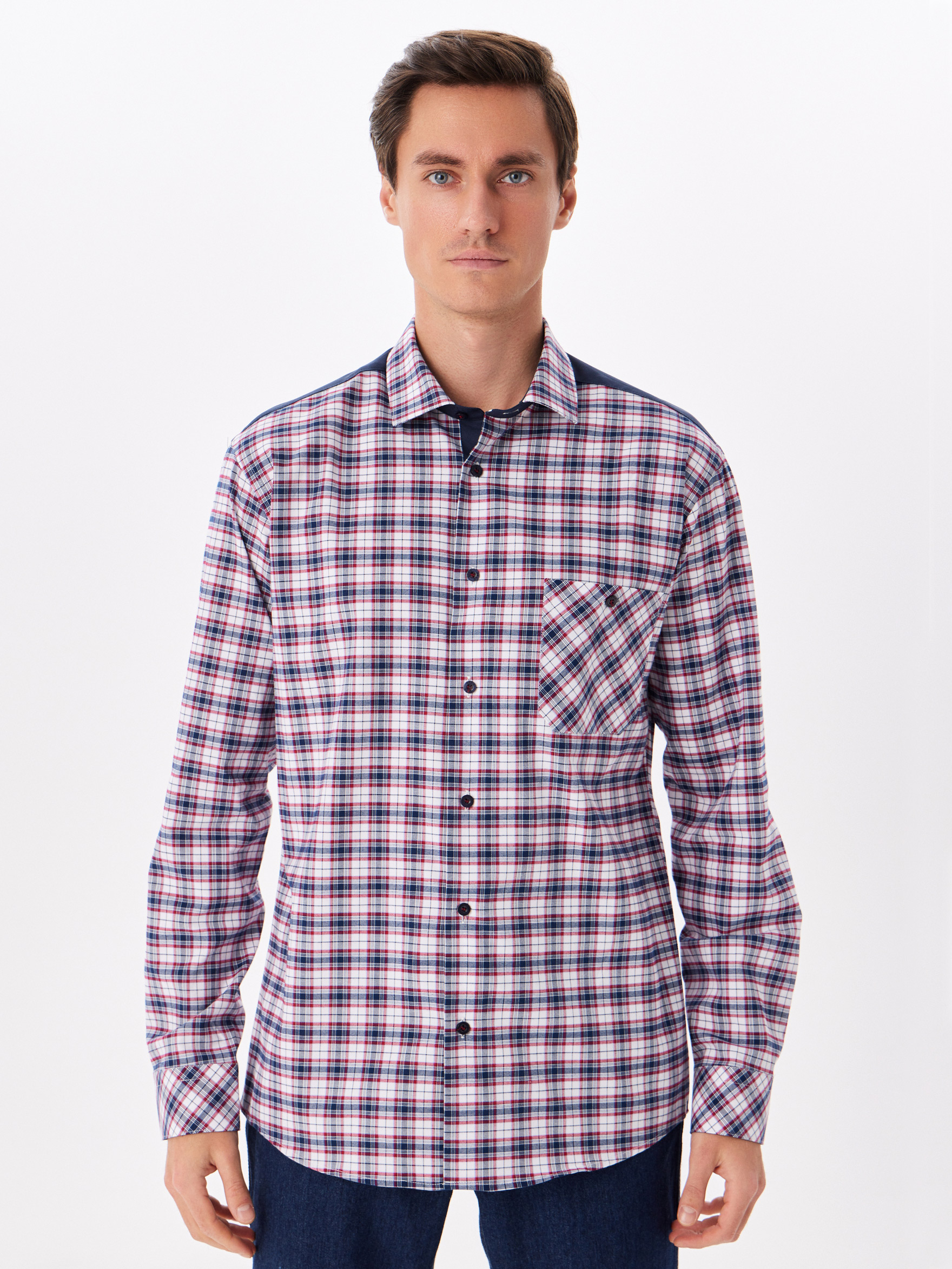 S125/231/8915/Z/P/1p Сорочка мужская длинный рукав