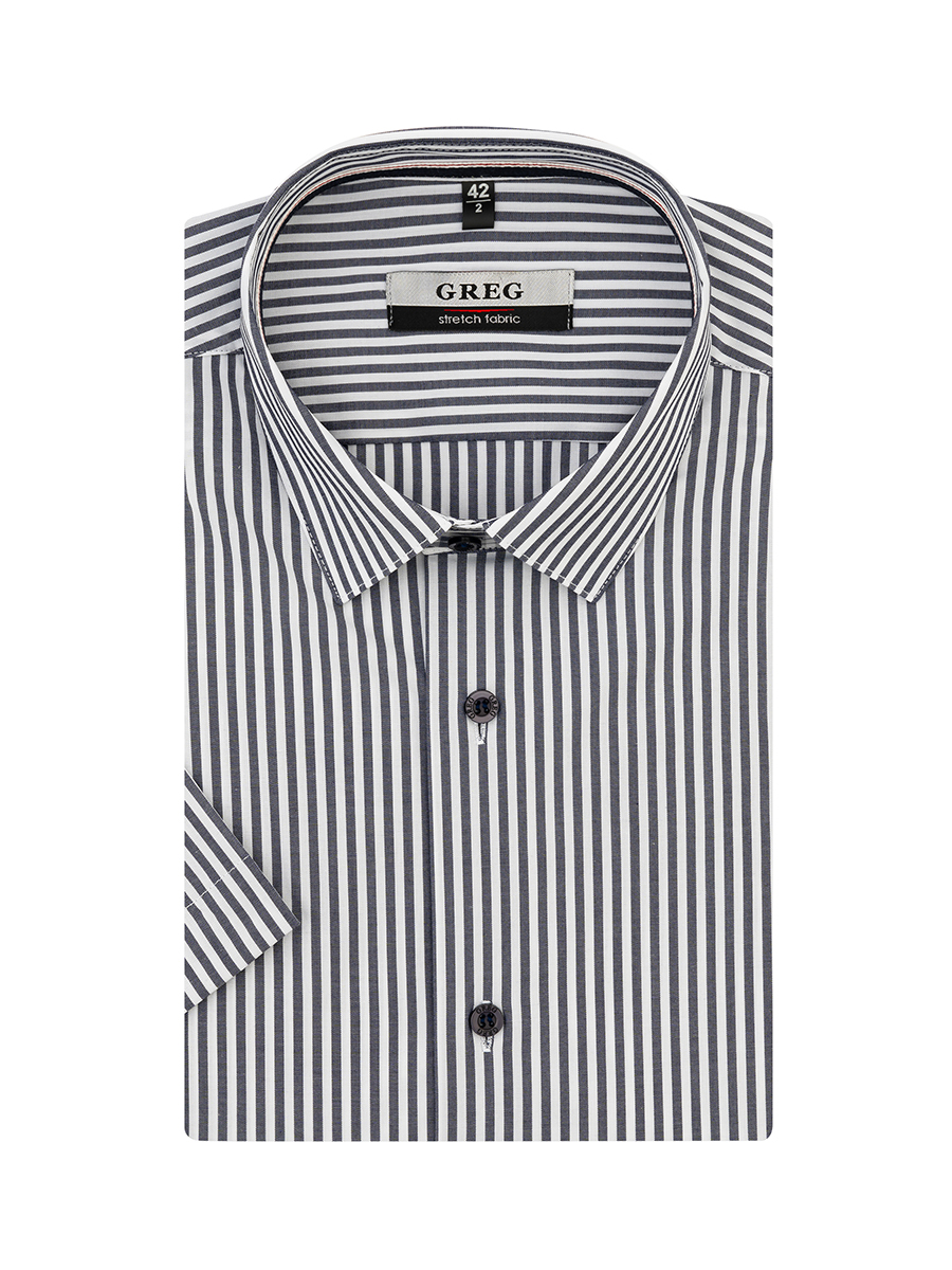 131/207/0243/Z/1p STRETCH Сорочка мужская короткий рукав