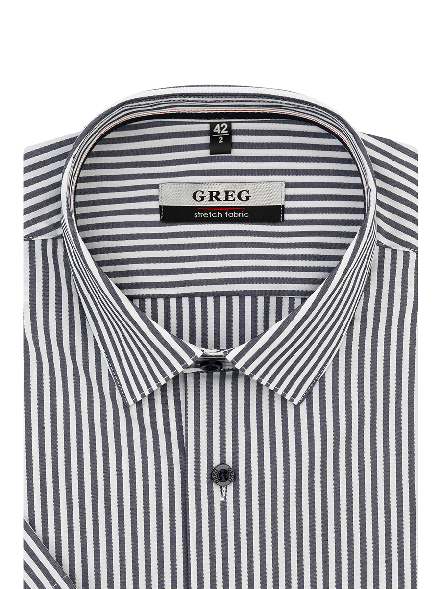 131/207/0243/Z/1p STRETCH Сорочка мужская короткий рукав