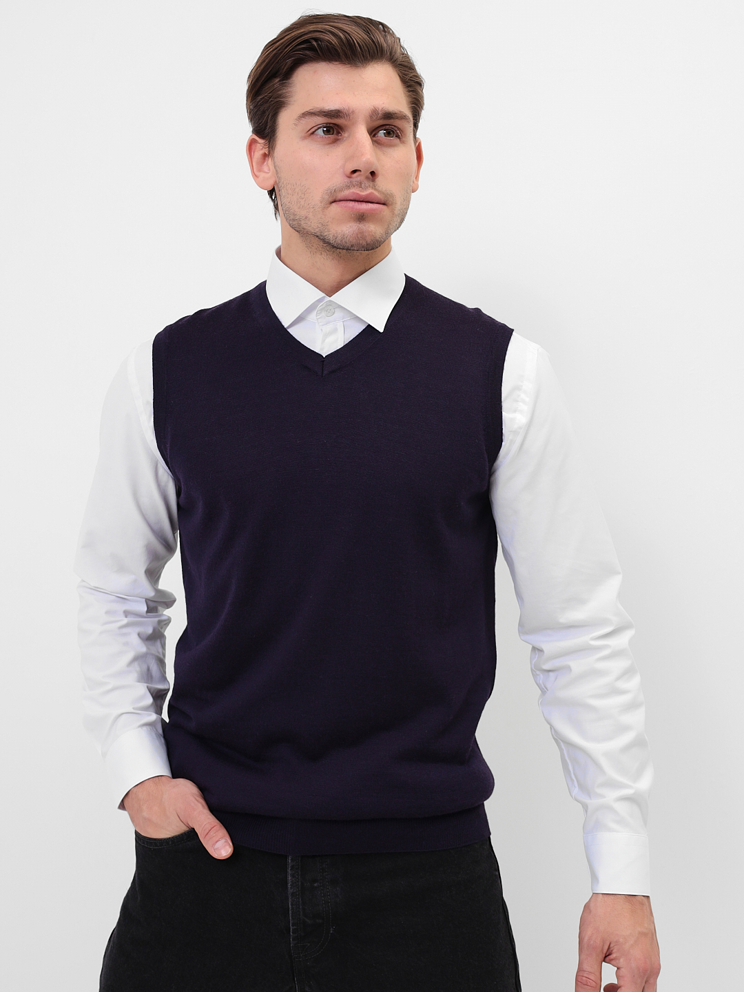 G125-EV (фиолет) Жилет мужской