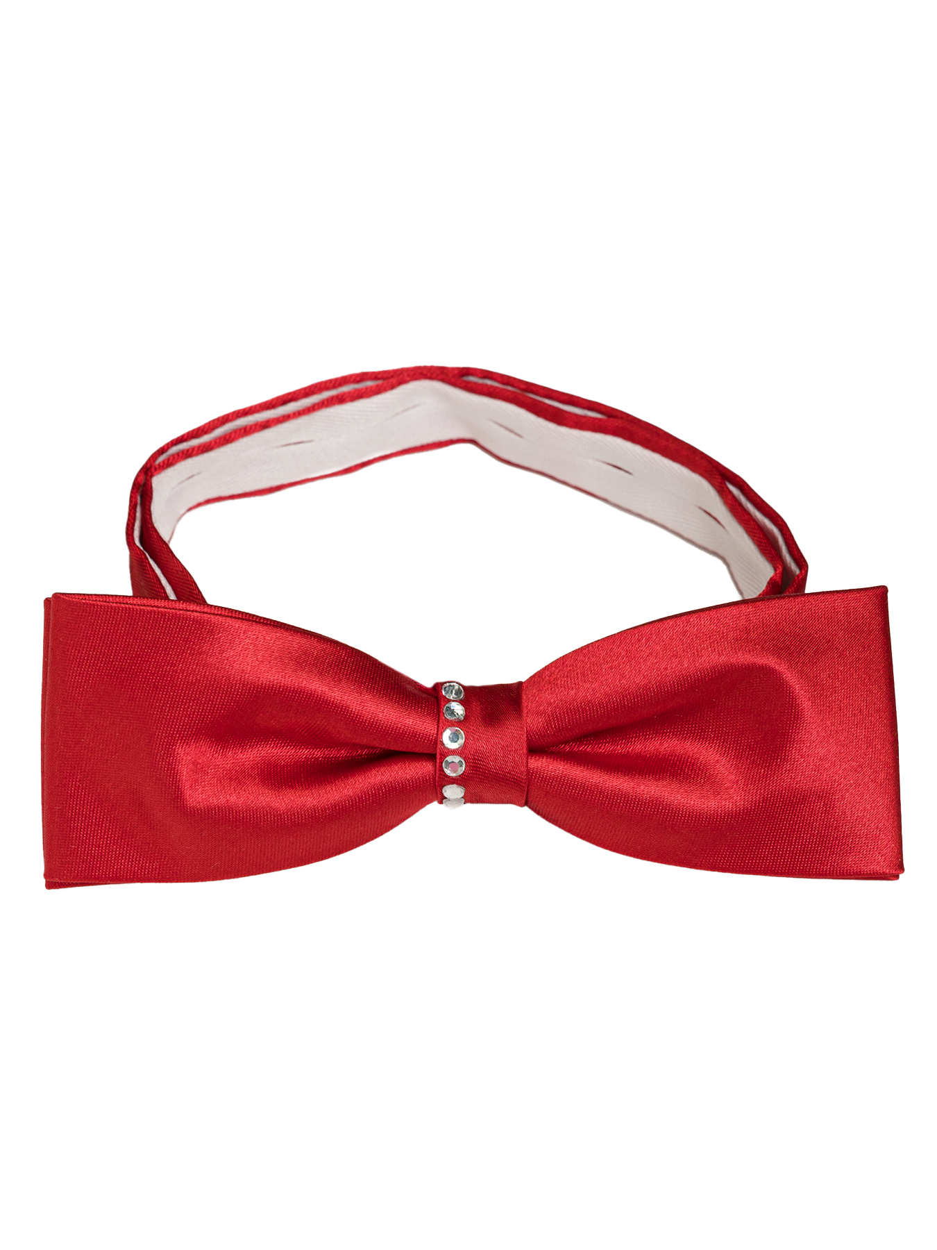 Greg-poly 21-красн+стразы.1.201 Галстук-бабочка мужской