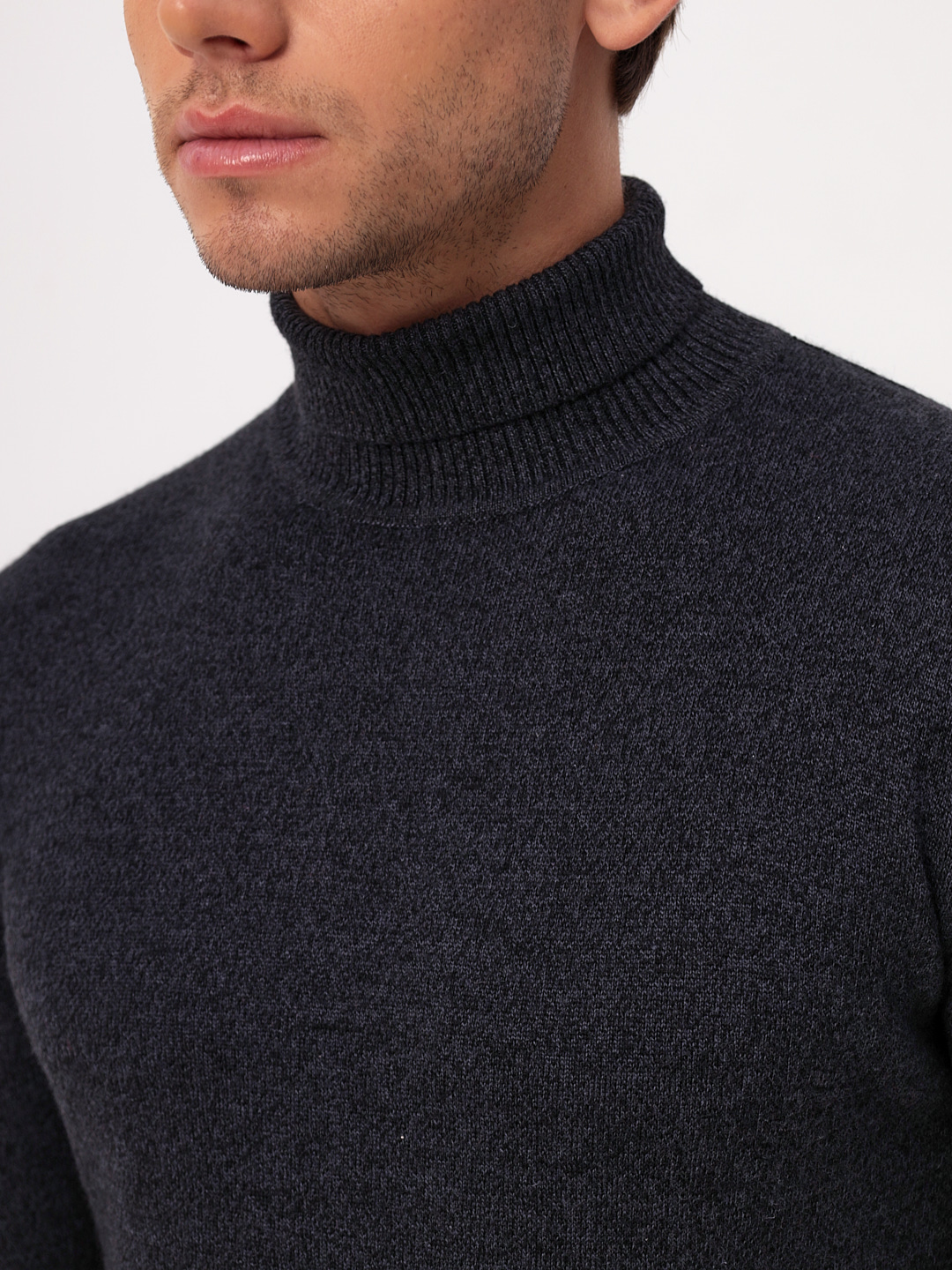 G123-DA601 серый/черный Джемпер мужской