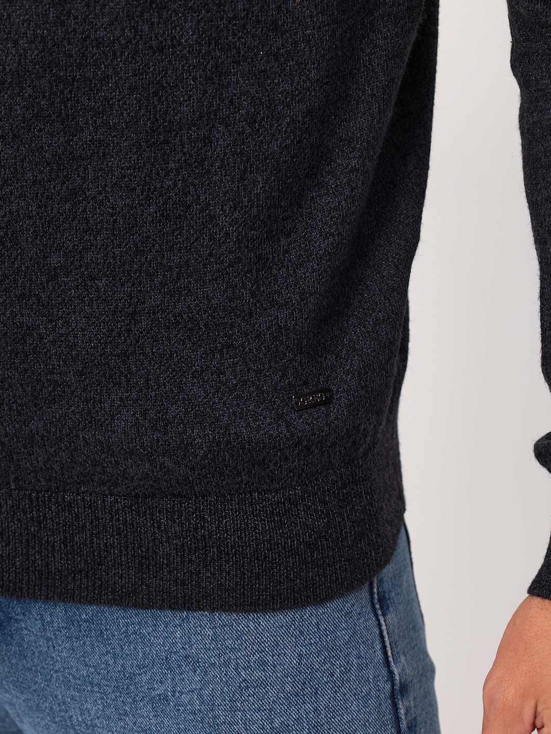 G123-DA601 серый/черный Джемпер мужской