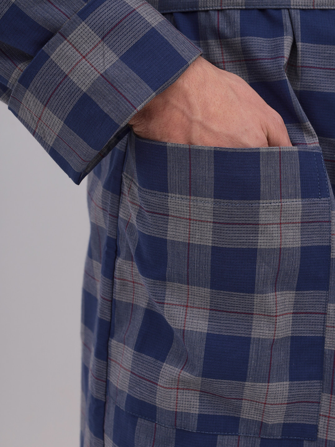 GH-170-2319-синий Халат муж.