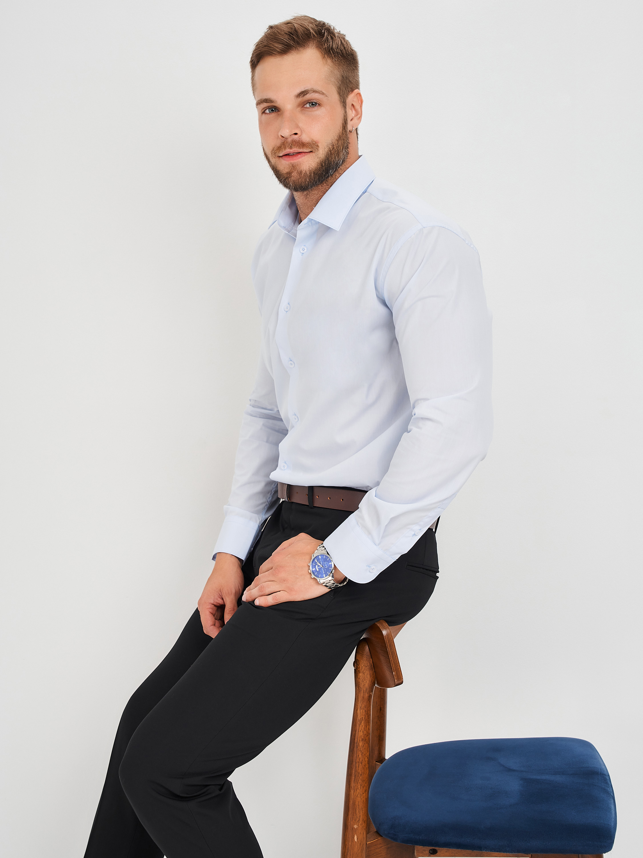 c210/157/064/Z_V Сорочка мужская длинный рукав