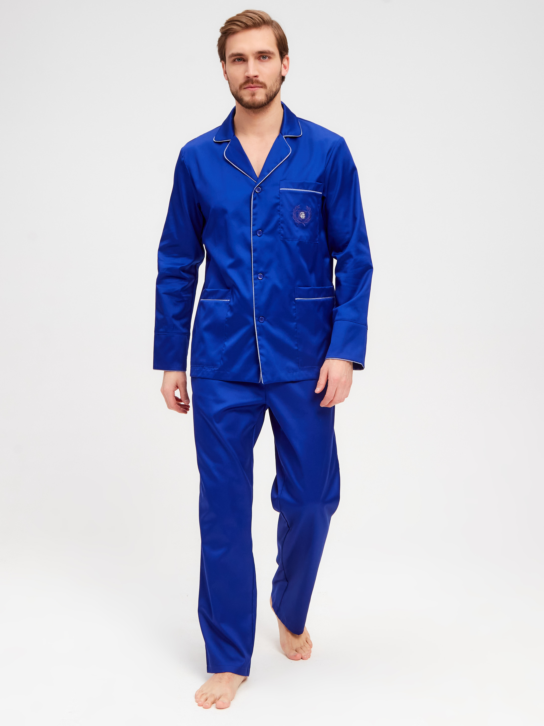 GH-172-1365-синий Пижама муж.