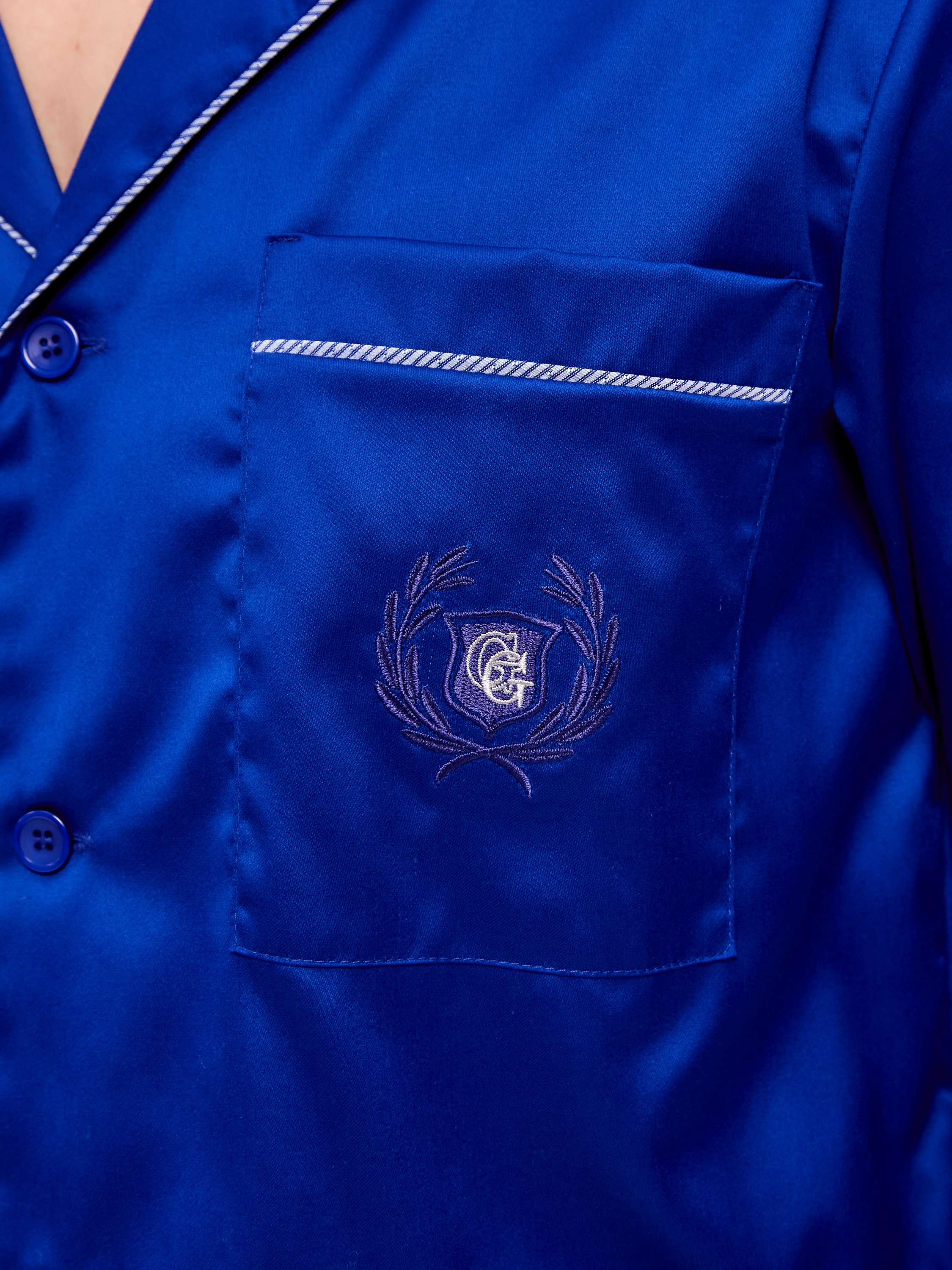 GH-172-1365-синий Пижама муж.