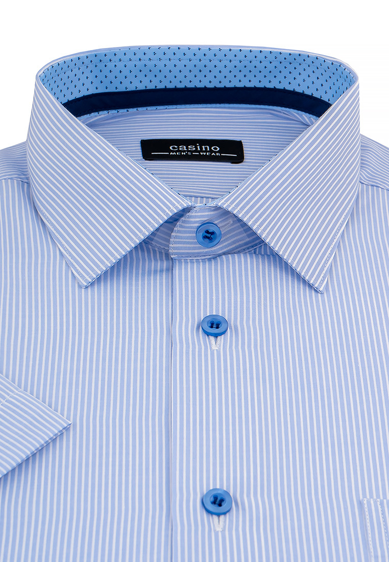 c121/057/7506/1p Сорочка мужская короткий рукав