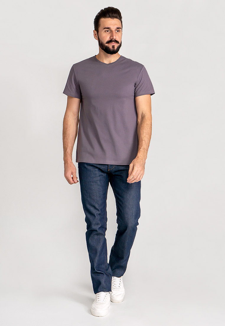 G146-RD-6025 (серый) Футболка мужская короткий рукав