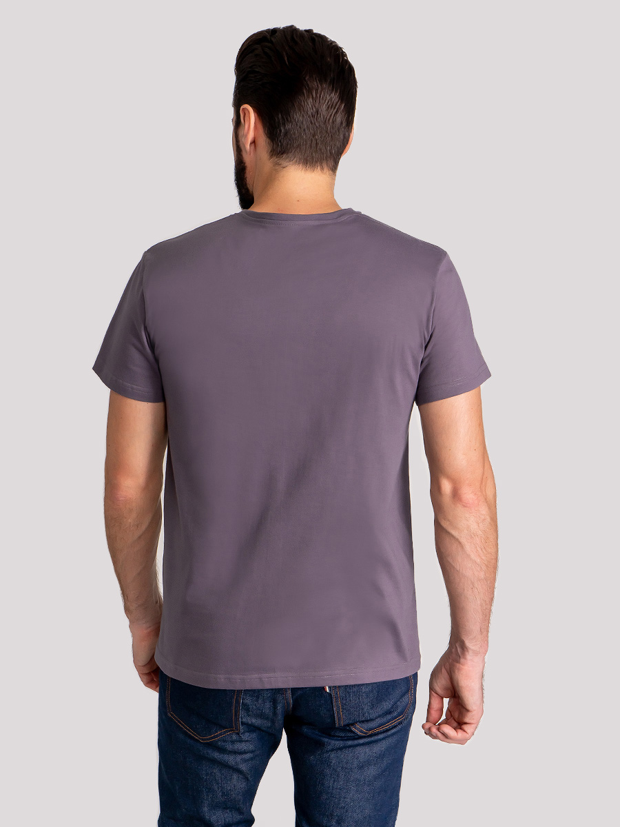 G146-RD-6025 (серый) Футболка мужская короткий рукав