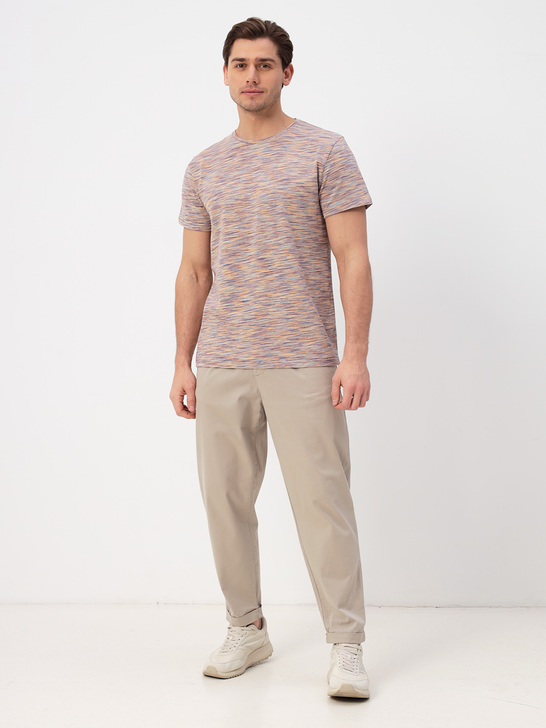 G145-KM-OR1040 (оранжевый) Футболка мужская короткий рукав