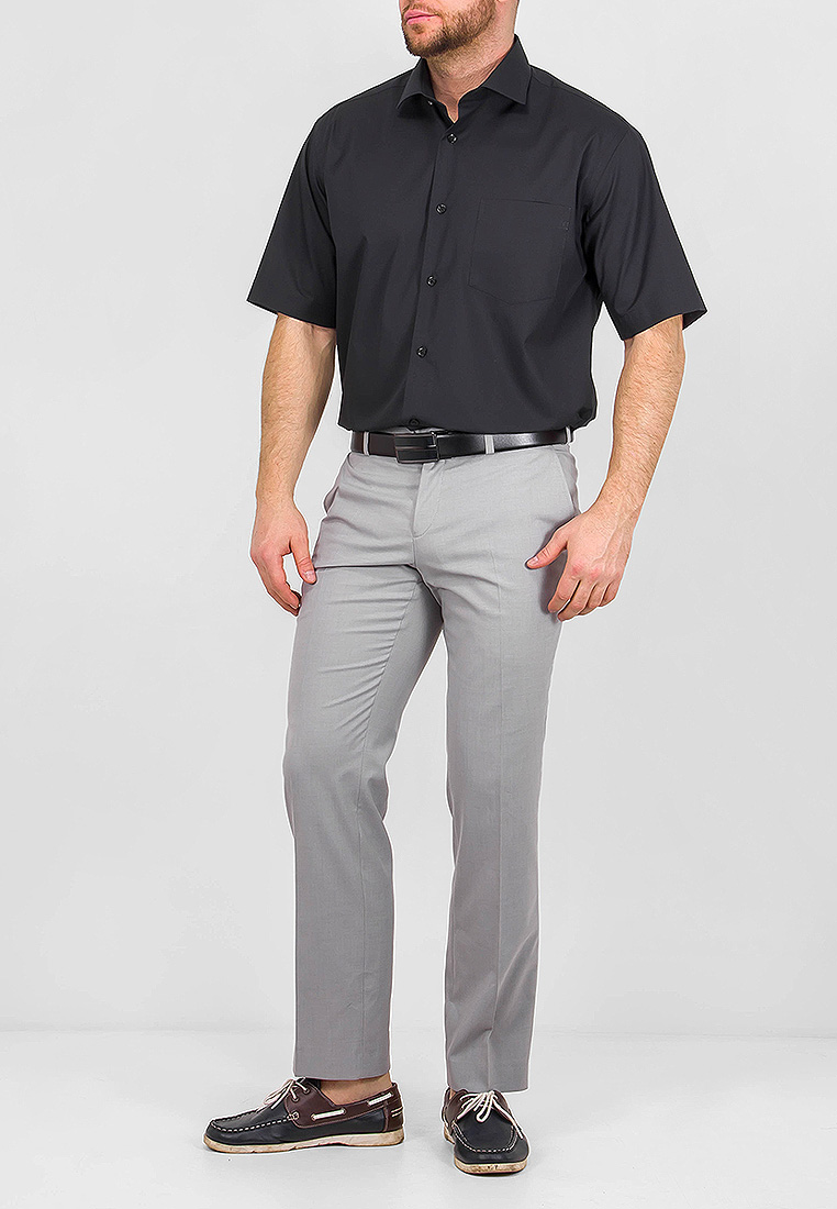 340/109/BLK Сорочка мужская короткий рукав