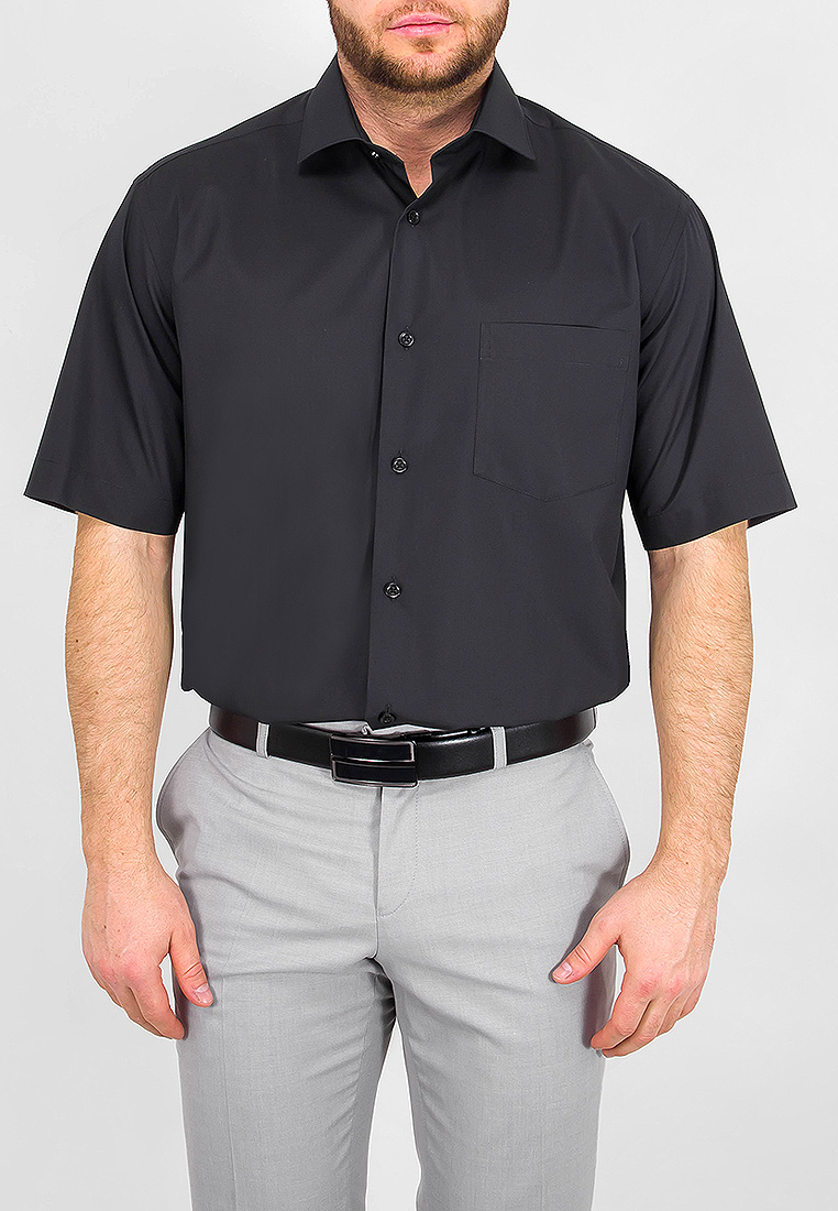 340/109/BLK Сорочка мужская короткий рукав