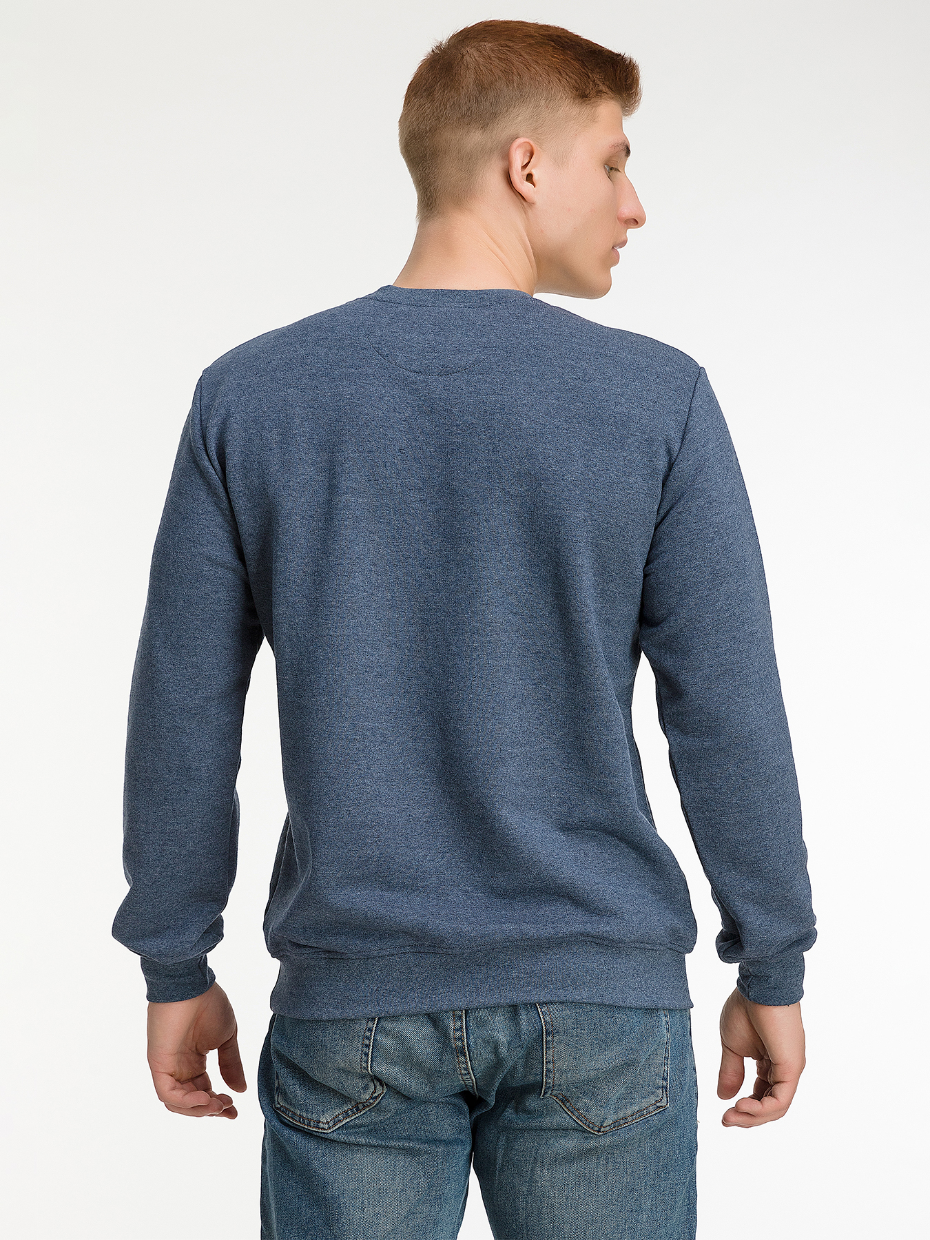 G121-RM-6020_R (т.джинс) Свитшот мужской