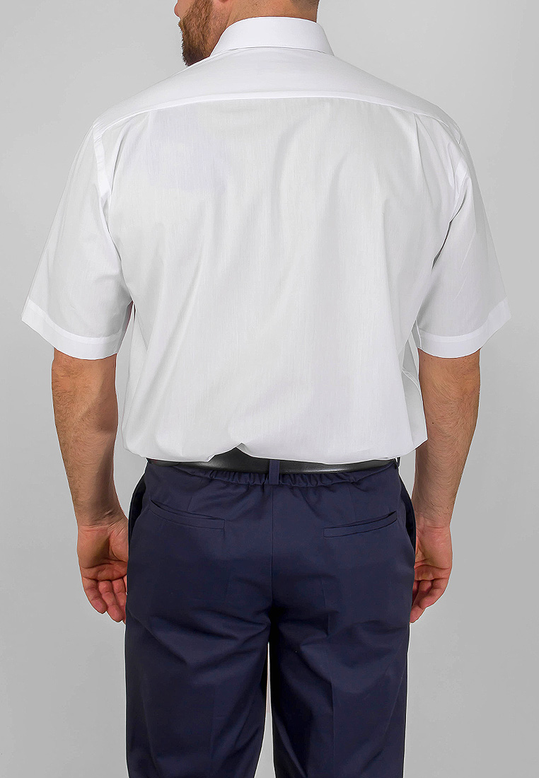 100/109/WHITE Сорочка мужская короткий рукав