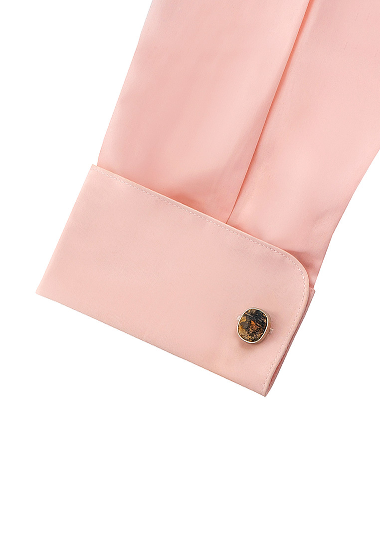 260135 агат Запонки в подарочной коробке